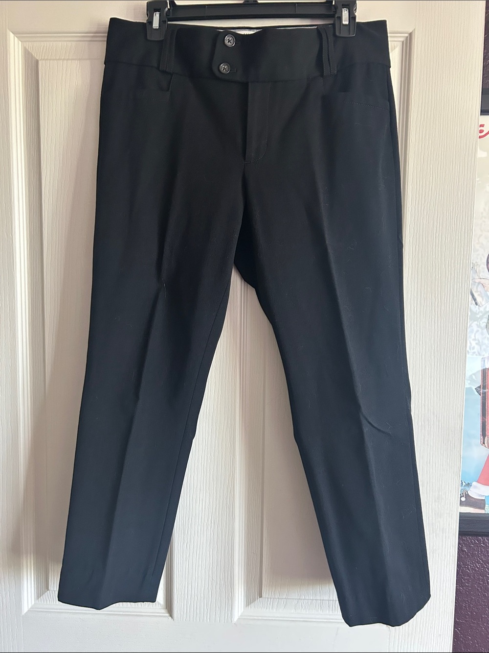 NWOT Banana Republic women’s Sloan Fit cropped pants classic straight 8 10 M